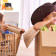 Children playing in pretend pirate ships engrossed in imaginative play.